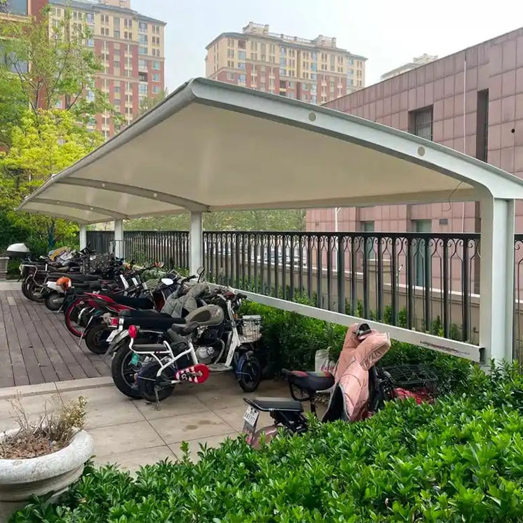 三原县膜结构电动车棚